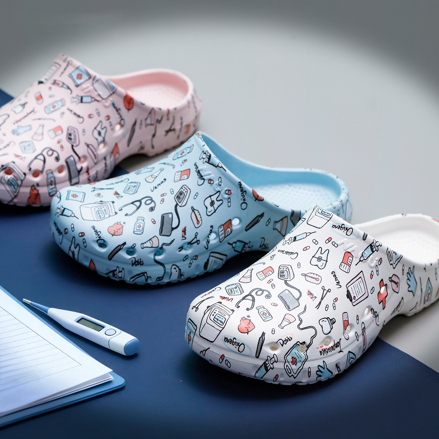 Medical Laboratories - Medical Print Shoes EVA Non-slip Laboratory