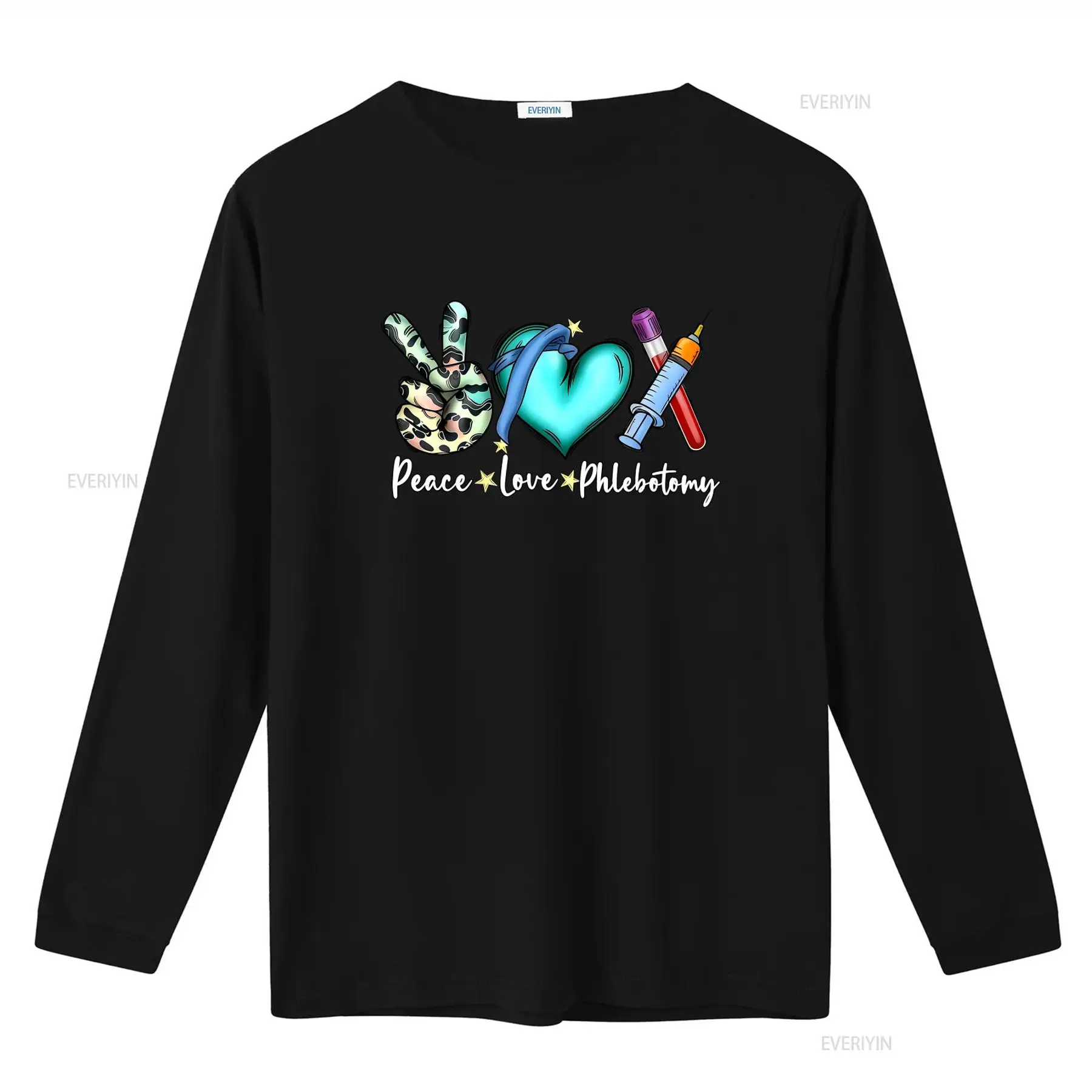 Peace Love Phlebotomy T Shirt  – Medical Lab Design Bewertung und Preis